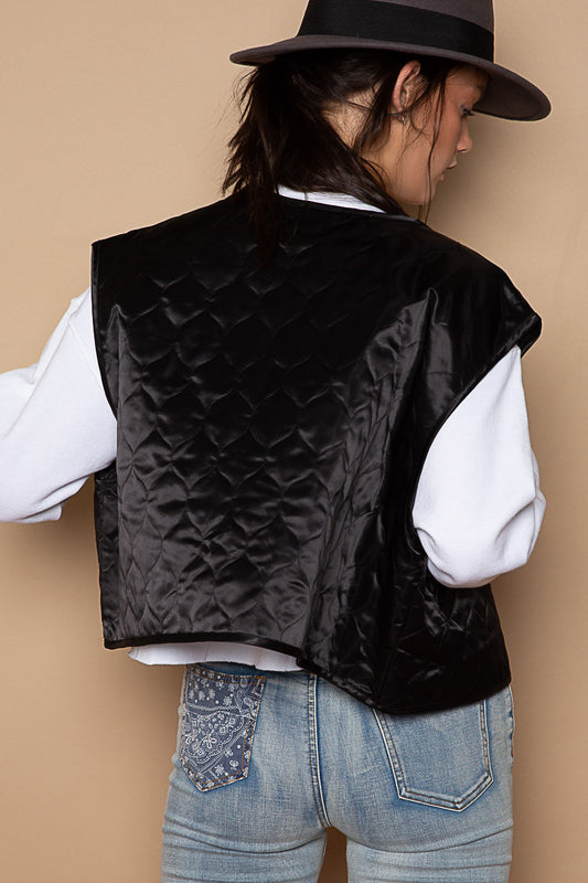 Midnight Maverick Quilted Vest