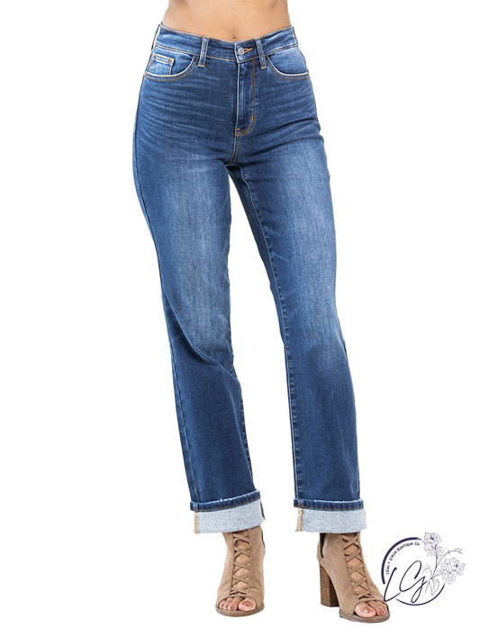 Ainsley High Waist Straight Leg By Judy Blue