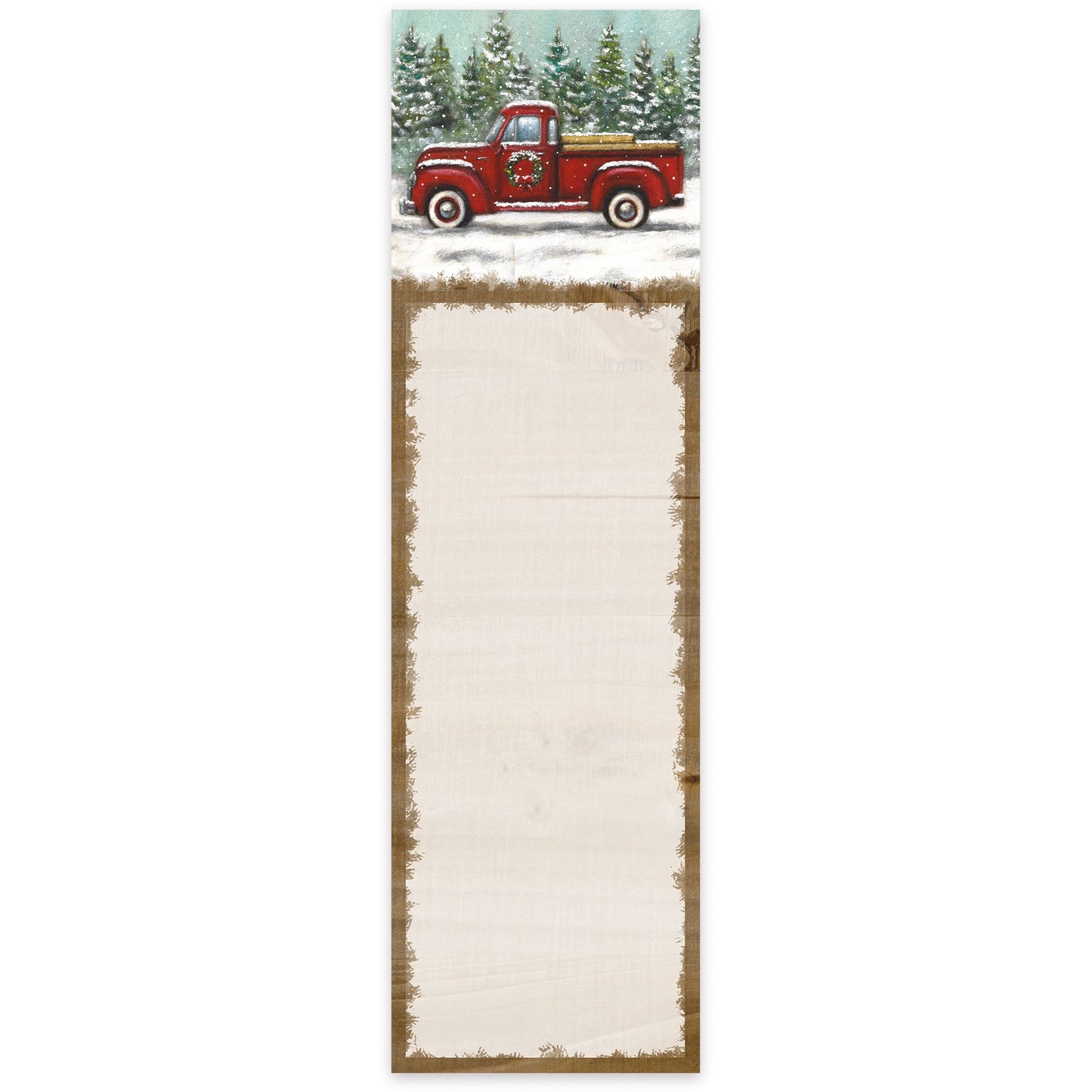 Red Truck List Pad