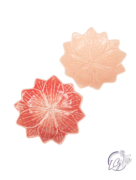 Ceramic Blossom Trinket Holder