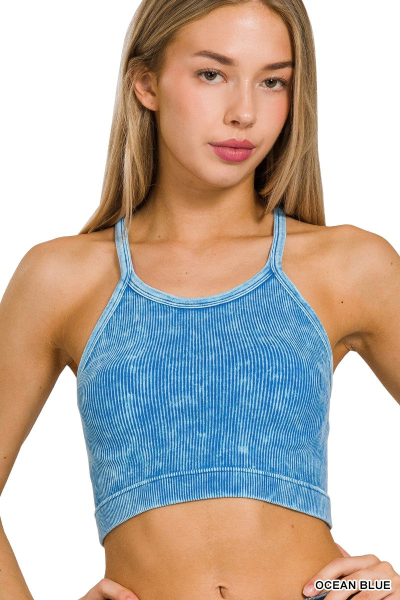 Fitness Washed Sport Bra