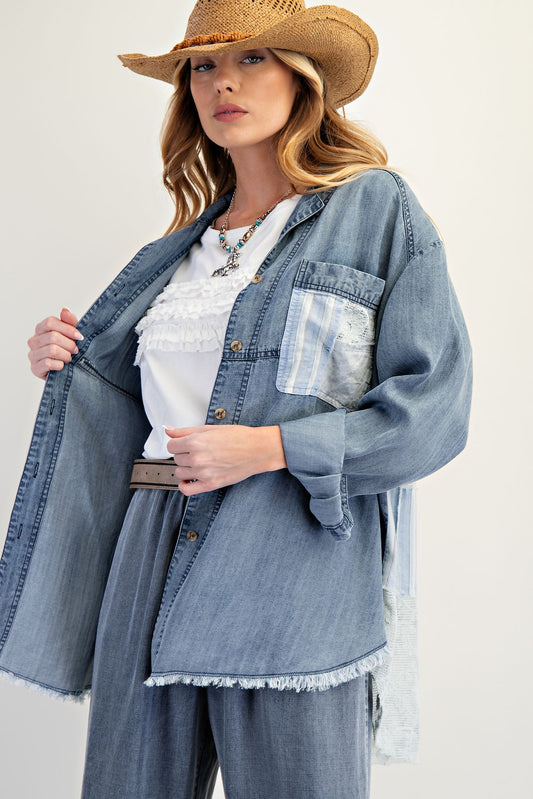 Curvy Chase the sun Shirt