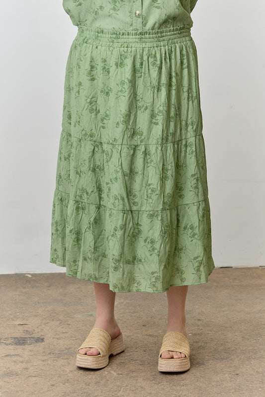 Curvy Crickets Sing Low Maxi Skirt