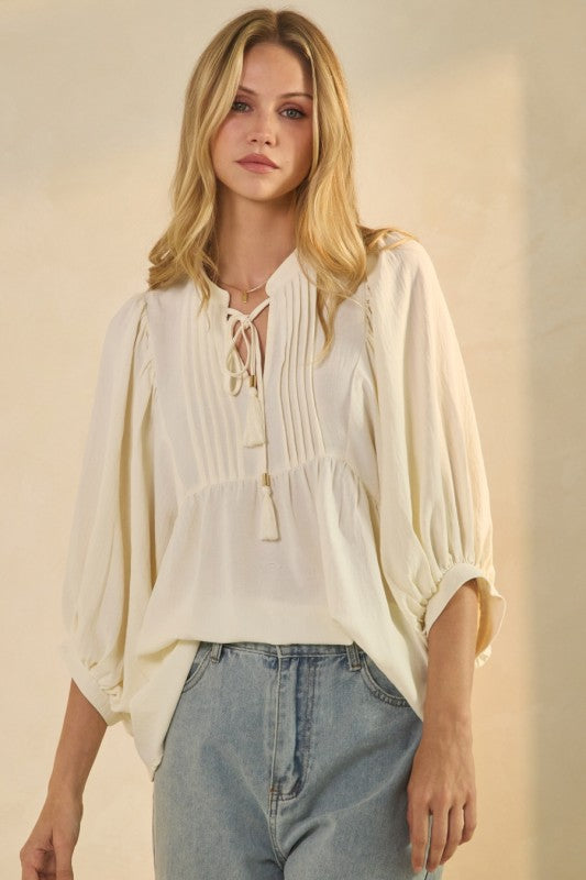 Timeless Tie Blouse