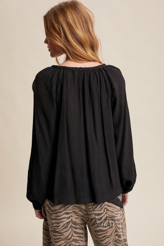 Light & Lovely Peasant Top