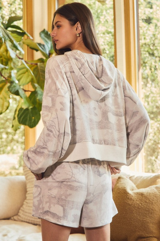 Cloud Camo Short Set