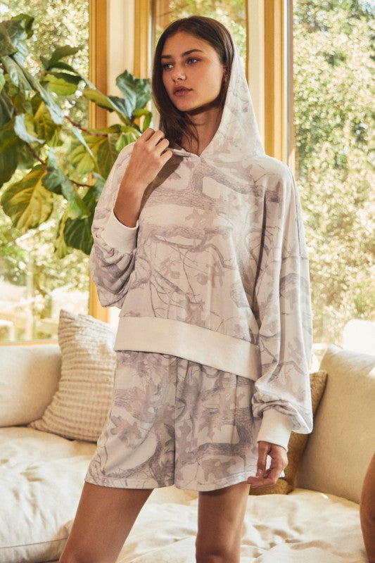 Cloud Camo Short Set