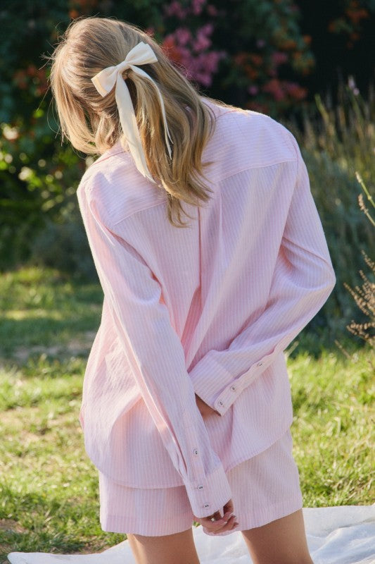 Pink Lemonade Stripe Set