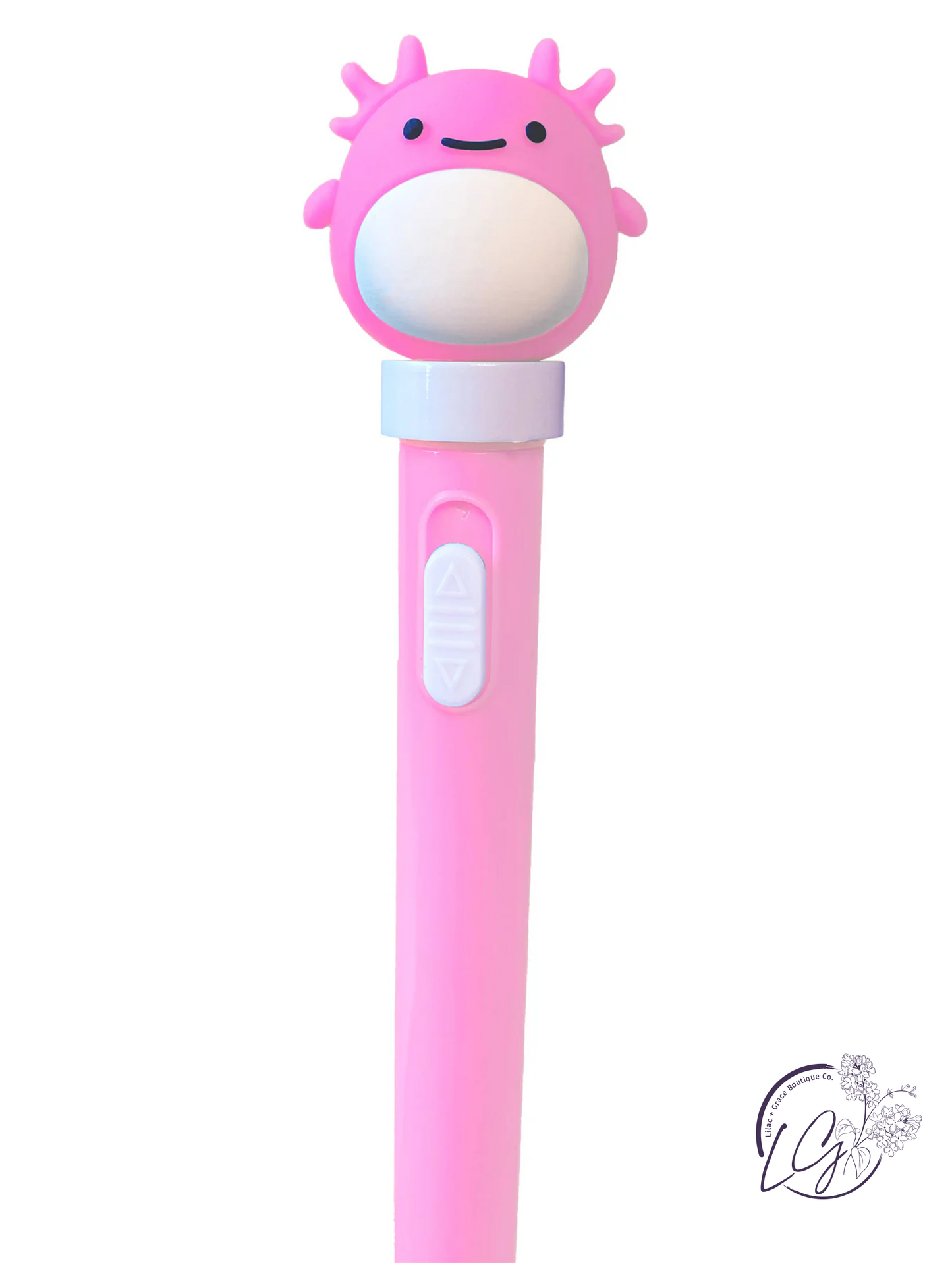 Axolotl Spinning LED Light Up Pen
