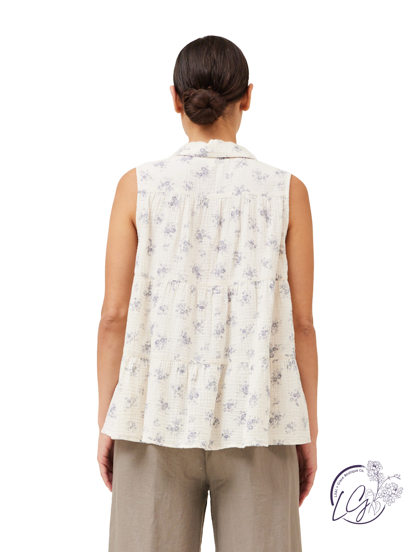 Radiant On Point Gauze Blouse