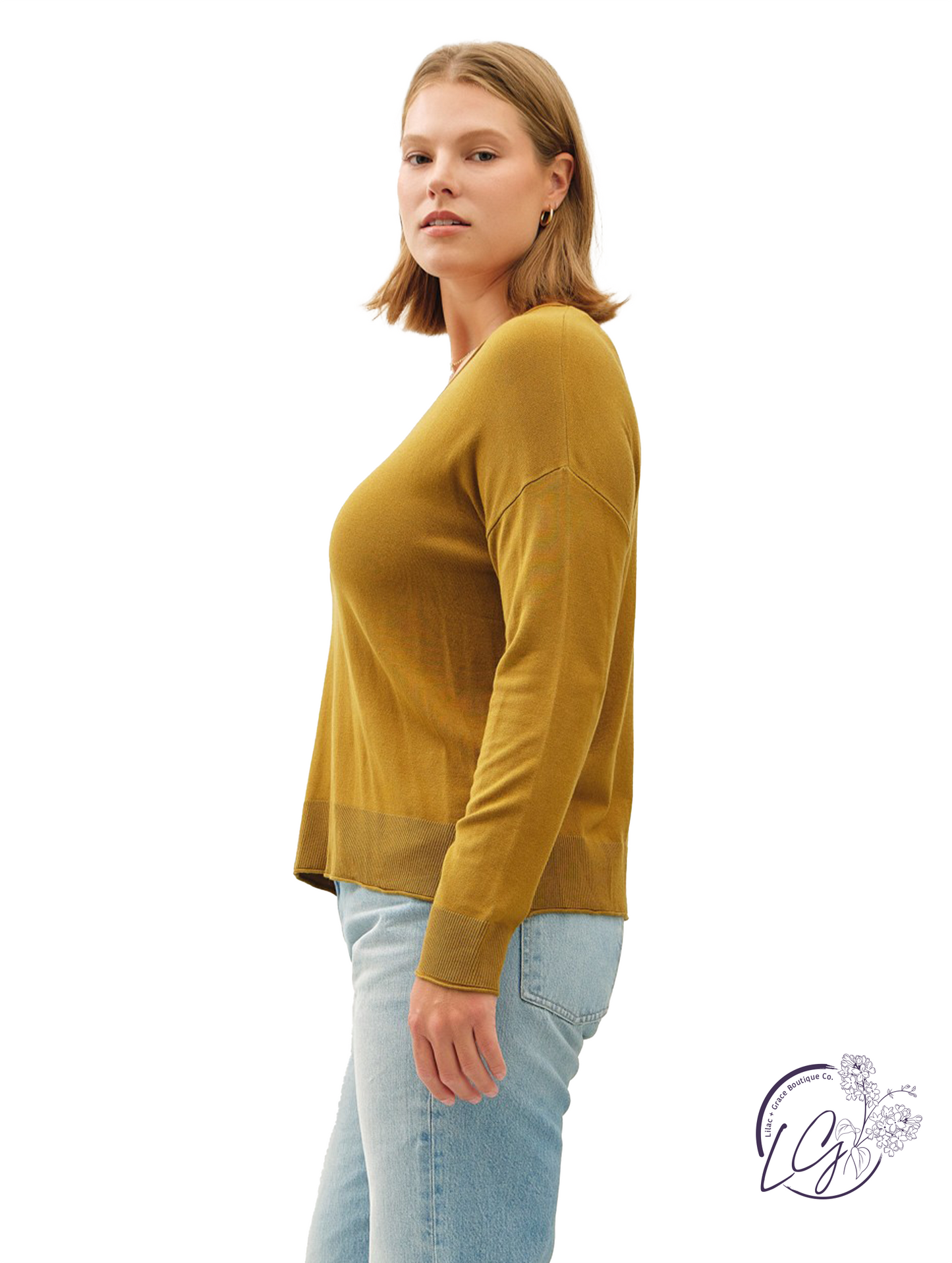Curvy Seamless Chill Sweater