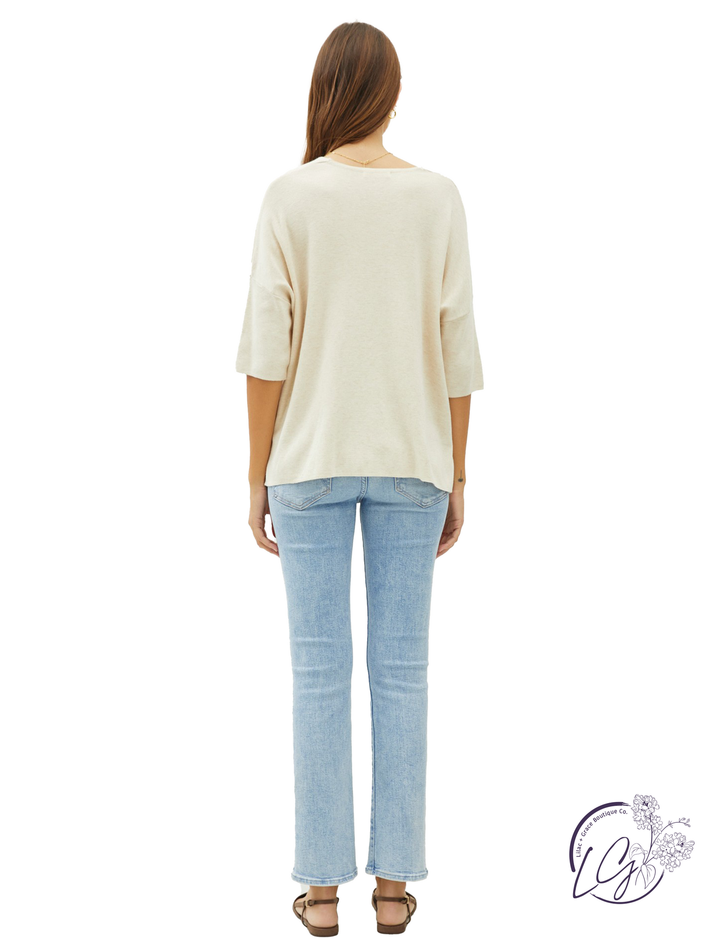 Take Care Half Sleeve Sweater