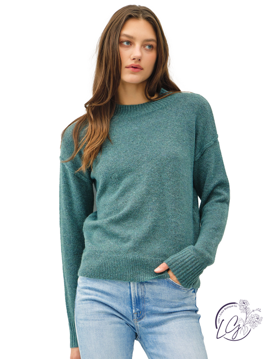 Elevated Back Knit Sweater