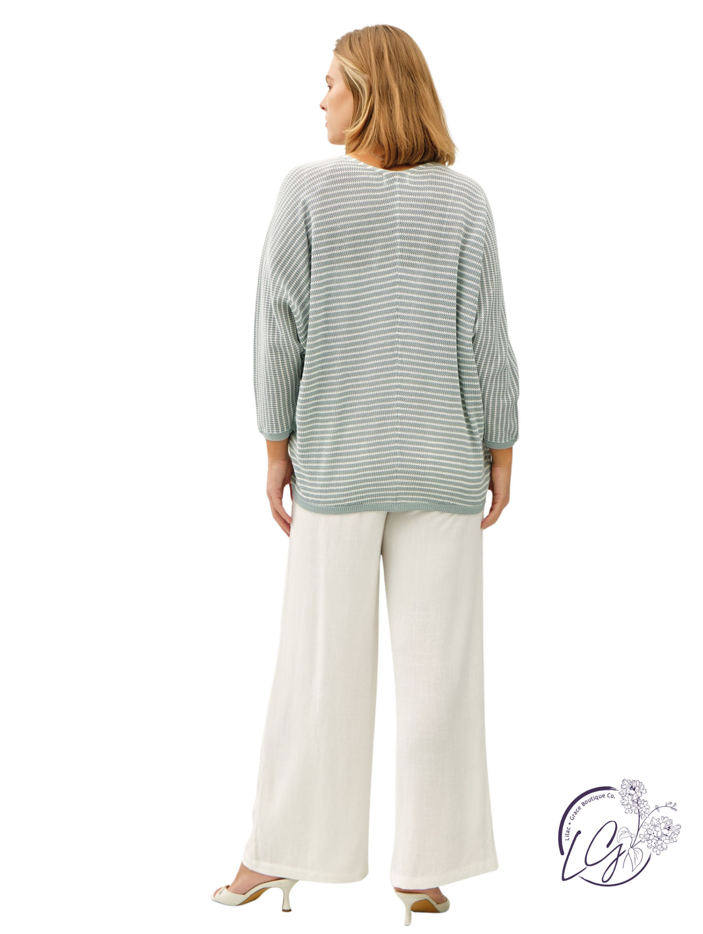 Curvy Bubbles And Blush Cardigan