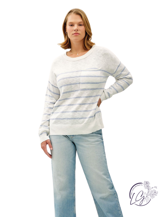 Curvy Veil of Dusk Sweater