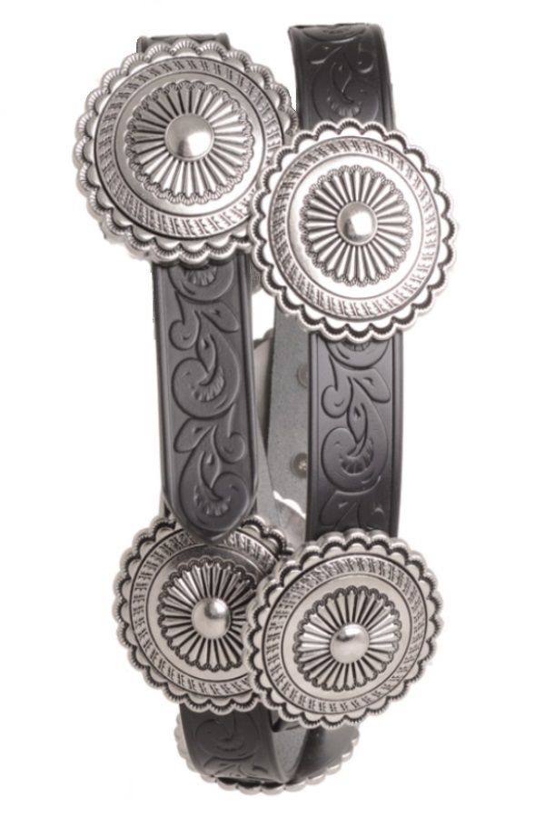 Silver Sage Concho Belt