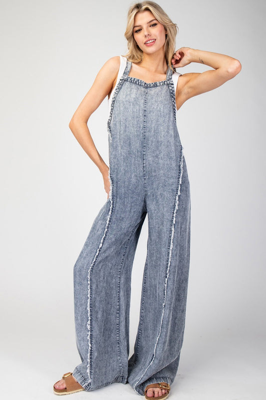 Curvy Willow Wash Jumpsuit