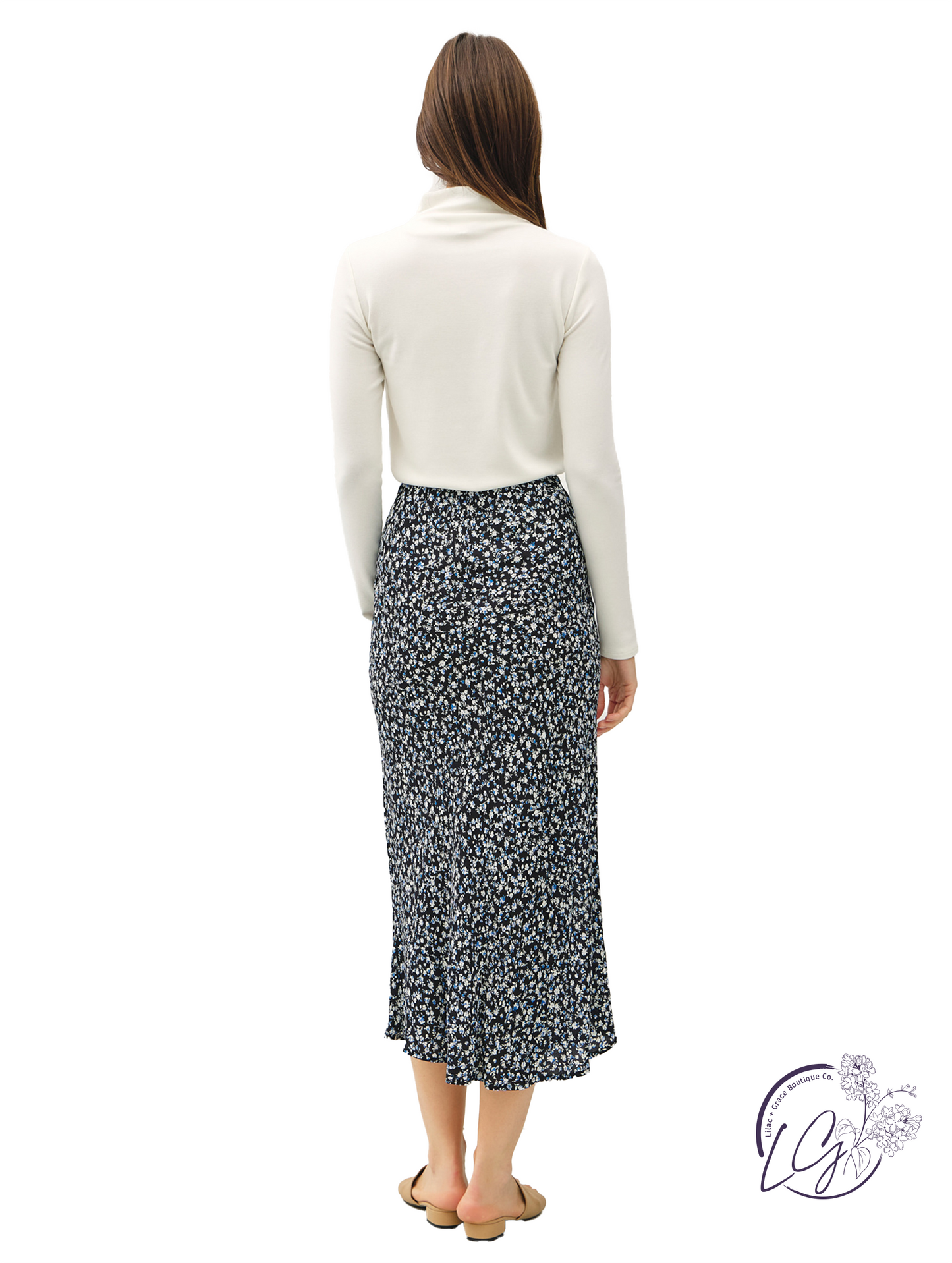 Springtime Serenade Midi Skirt