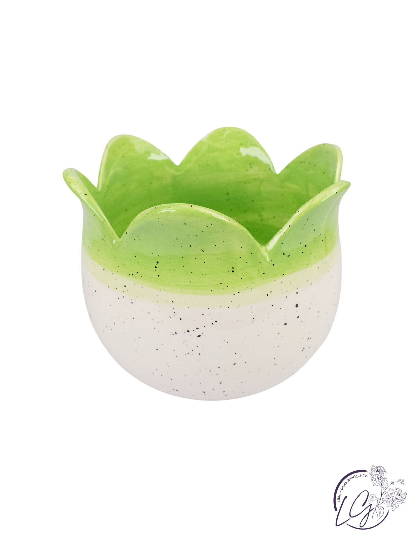 Ceramic Bright Floral Planter