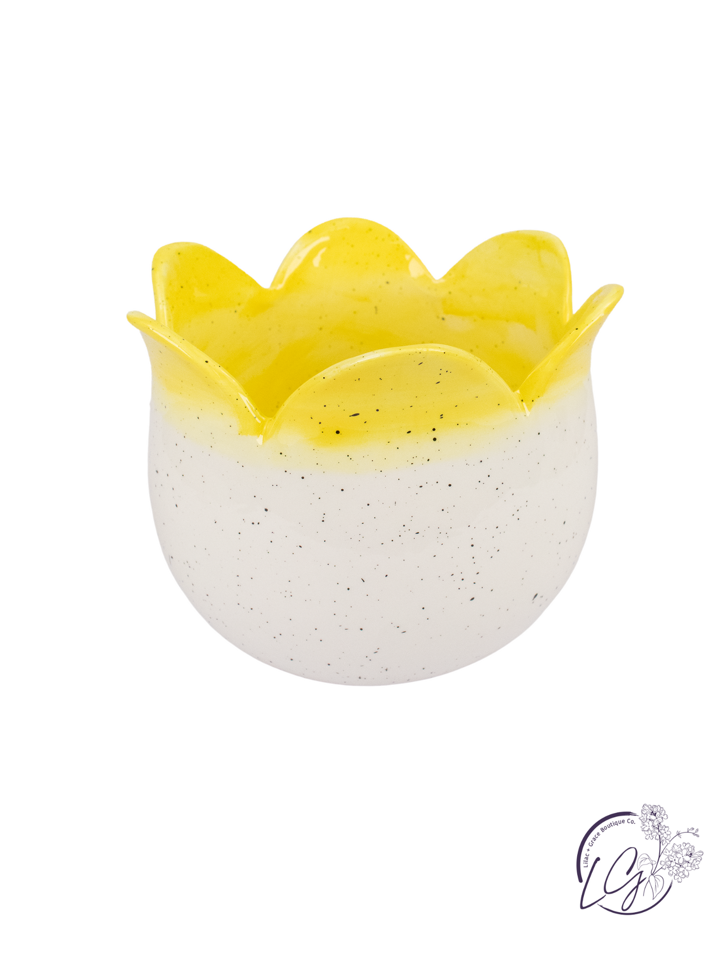 Ceramic Bright Floral Planter