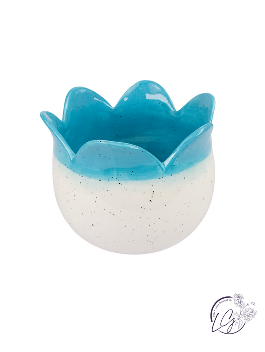 Ceramic Bright Floral Planter