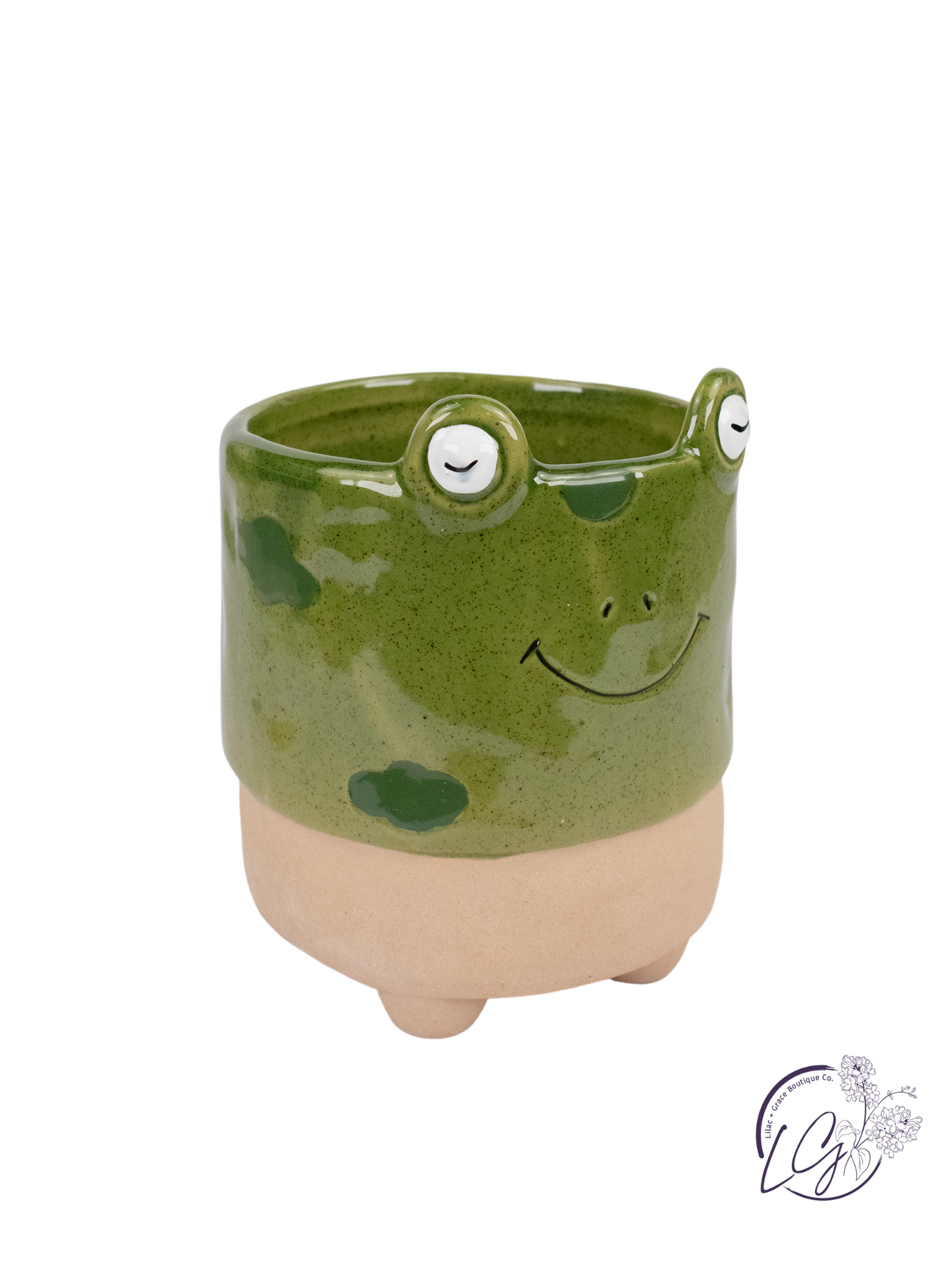 Ceramic Frog Planter