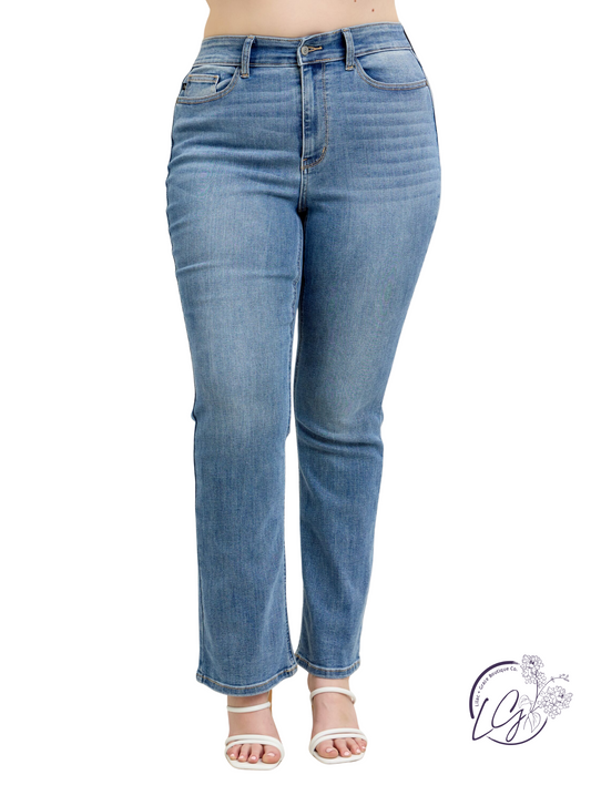 Curvy Bernadette Bootcut Jeans by Judy Blue
