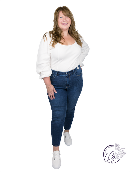 Curvy Quinsy High Waist Thermal Skinny By Judy Blue