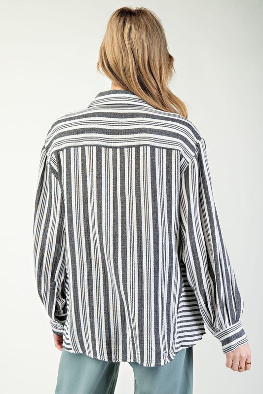 Line Up Button Up Shirt