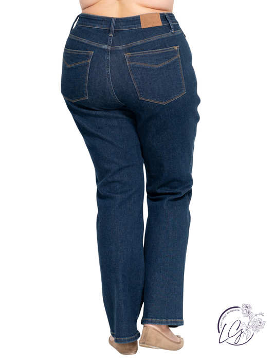 Curvy Rory High Waist Straight Leg By Judy Blue