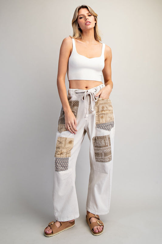 Bold Statement Patch Pants