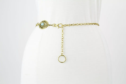 Desert Bloom Concho Chain Belt