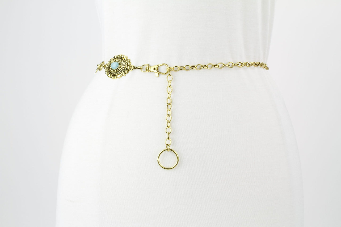 Desert Bloom Concho Chain Belt