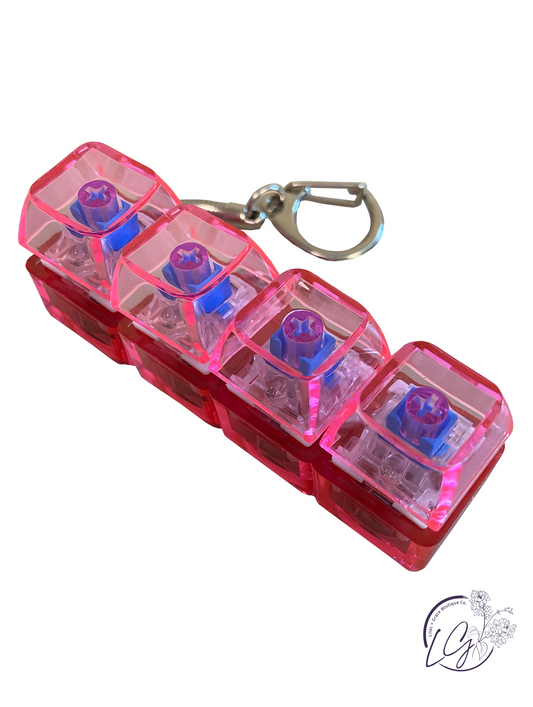 Keyboard Fidget Led Keyring