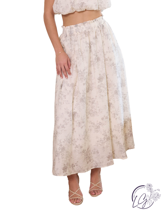 Sunpetal Swing Floral Skirt