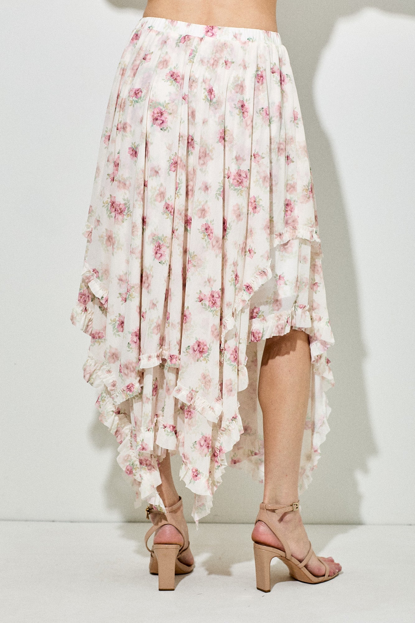 Slant of Dusk Midi Skirt