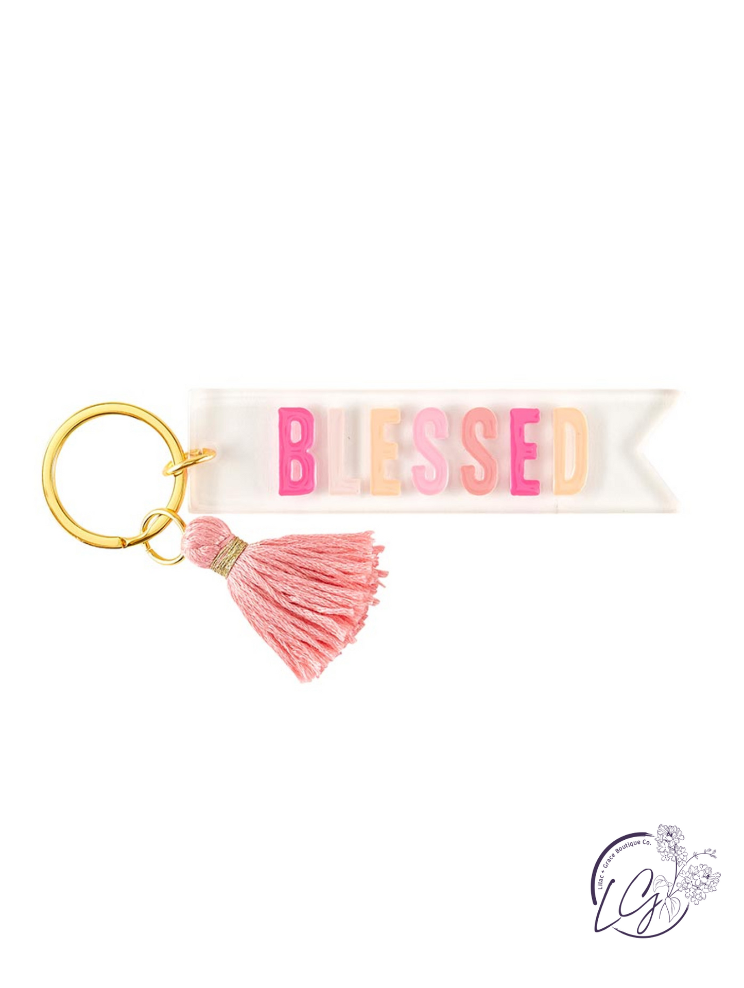 Acrylic Keychain - Blessed