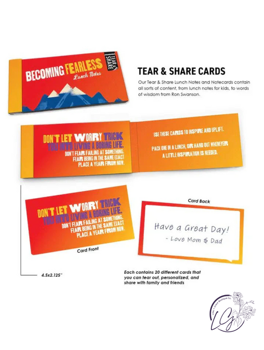 Becoming Fearless Lunch Notes