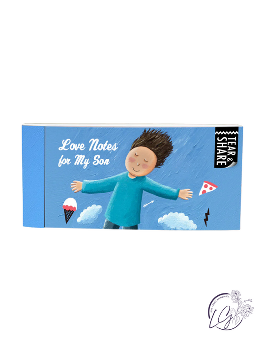 A Love Letter to My Son Lunch Notes