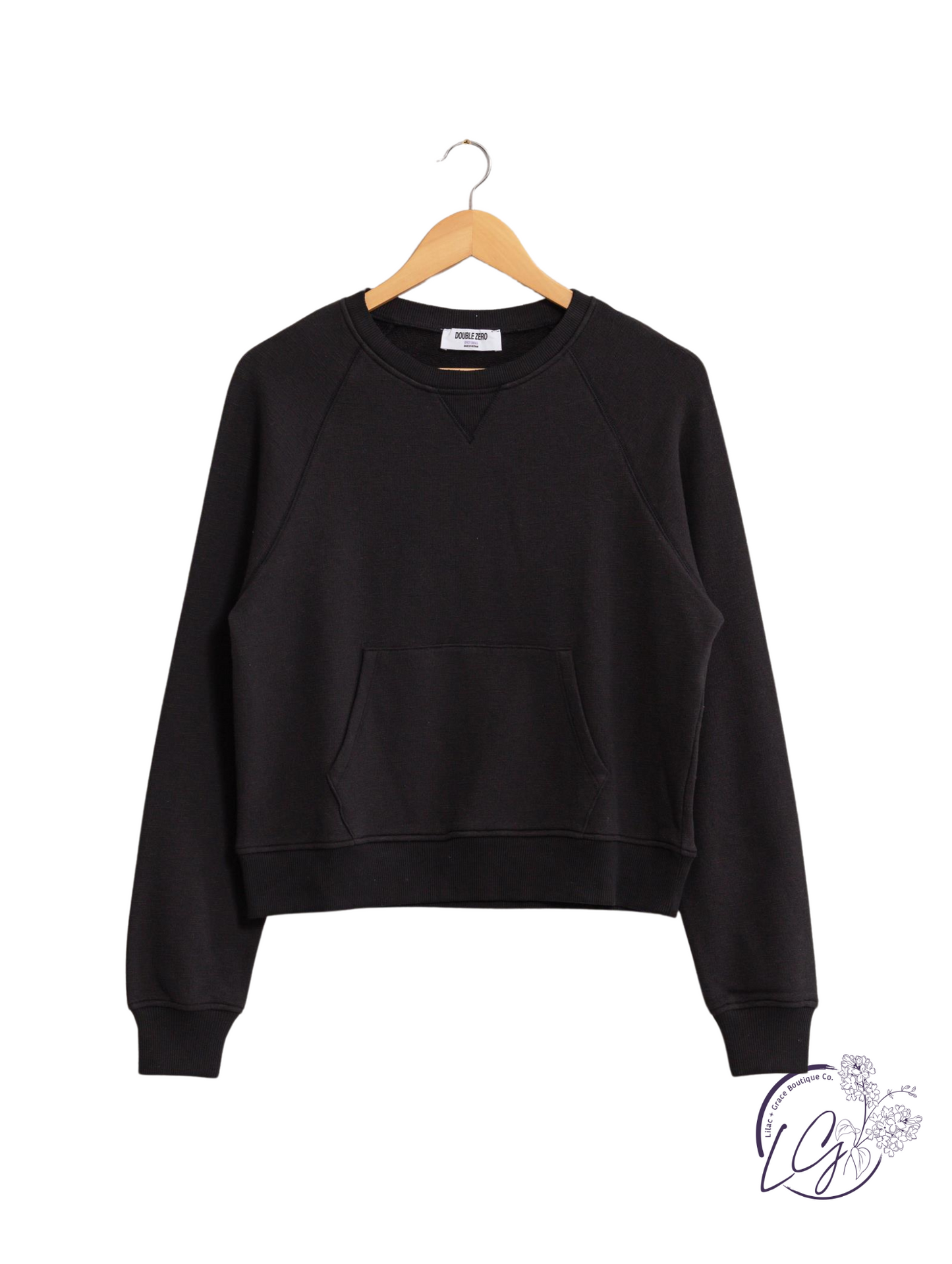 Raglan Sleeve Pocket Sweetshirt