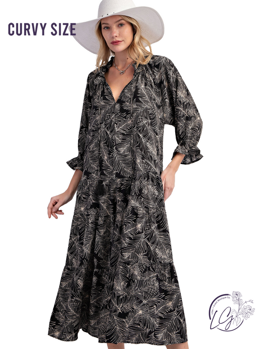 Curvy Feeling Pretty Good Maxi Dress