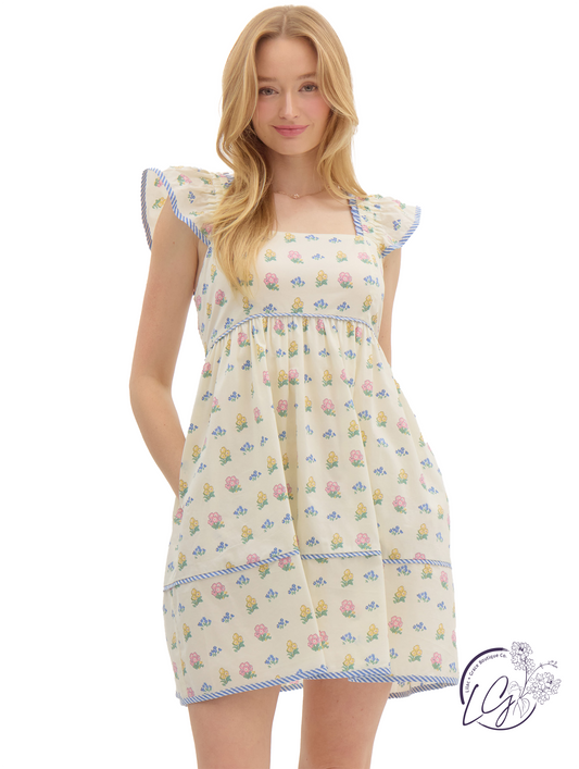 Silent And Sweet Babydoll Mini Dress