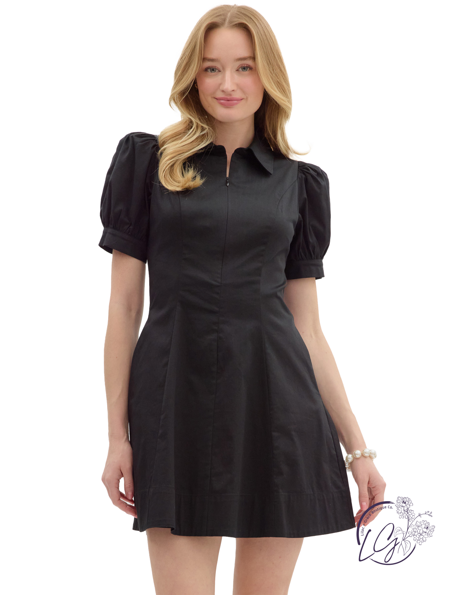 Chasing Rays Cinched Mini Dress