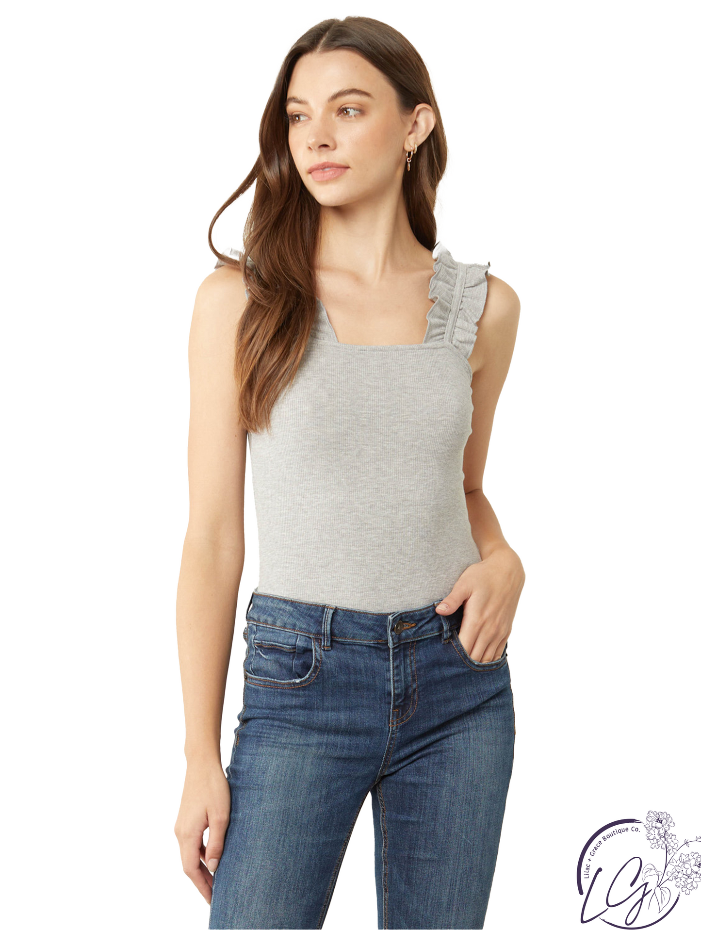 Why Can't We Ribbed Bodysuit