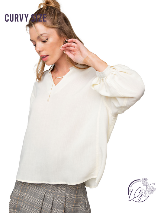 Curvy Sandhaven Bubble Top