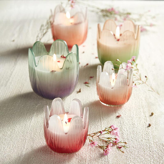 Fuchsia Blossom Candle - Large