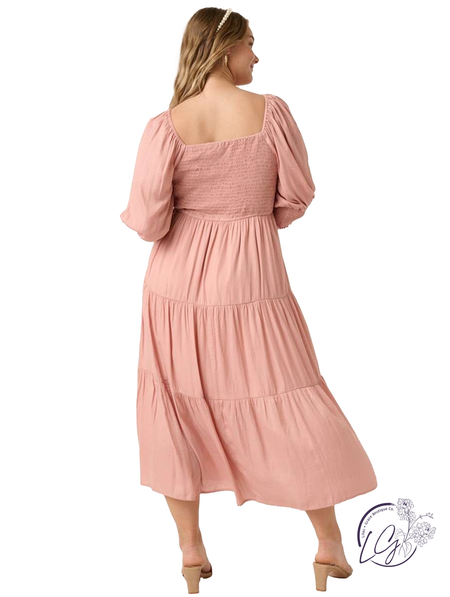 Curvy It’s All Good Midi Dress