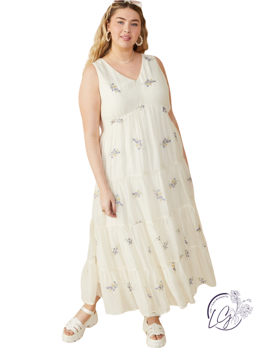 Curvy Through the Garden Dress