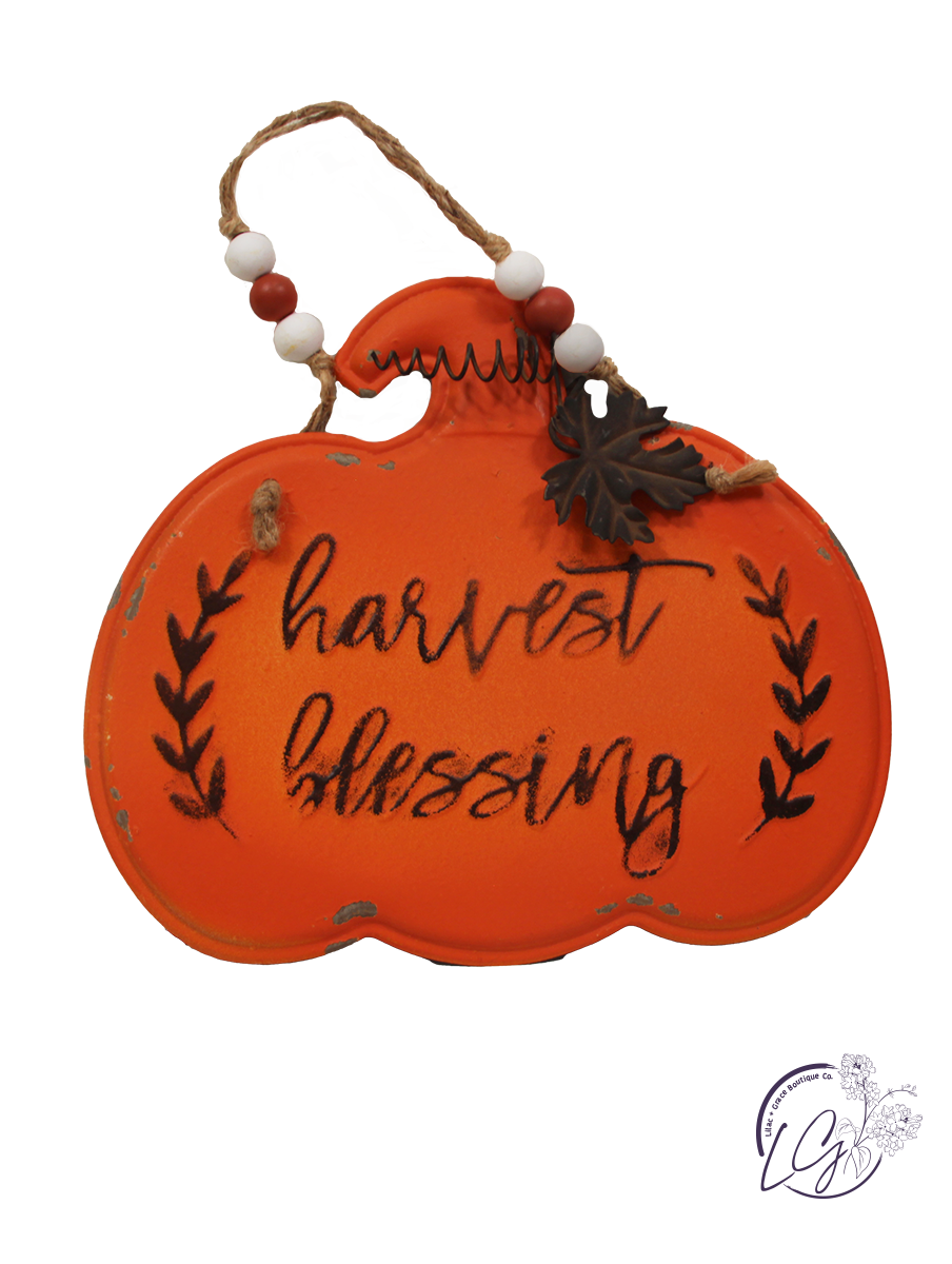 Rustic Fall Greeting Pump