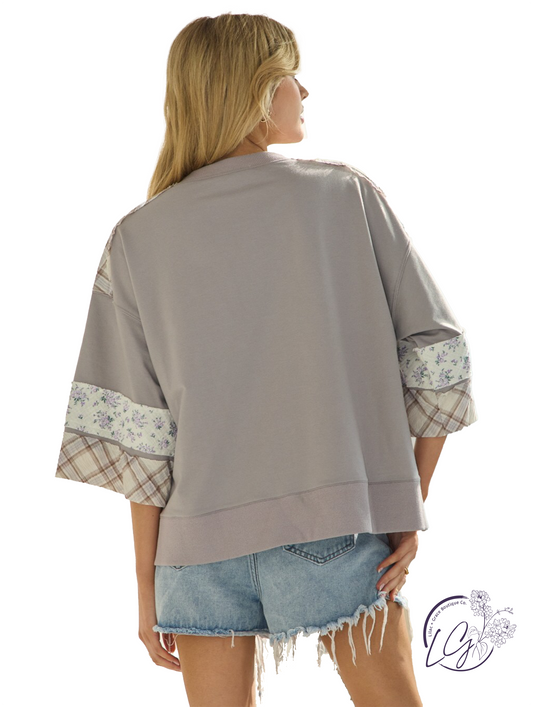 Curvy Cloudform French Terry Pullover